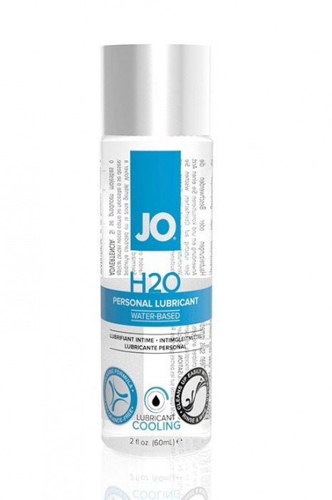 Охлаждающий лубрикант на водной основе JO Personal Lubricant H2O COOLING - 60 мл. - System JO - купить с доставкой в Майкопе