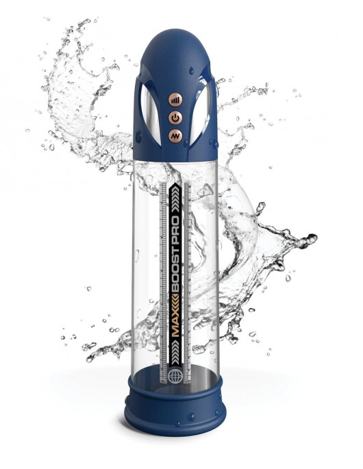Синяя вакуумная автоматическая помпа Max Boost Pro Flow - Pipedream - в Майкопе купить с доставкой