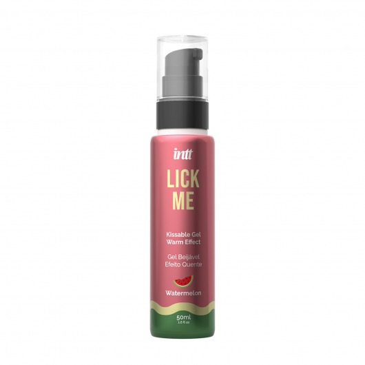 Гель Lick Me с согревающим эффектом и ароматом арбуза - 50 мл. - INTT - купить с доставкой в Майкопе