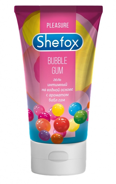 Интимная гель-смазка Shefox «Бабл гам» - 50 мл. - Shefox - купить с доставкой в Майкопе