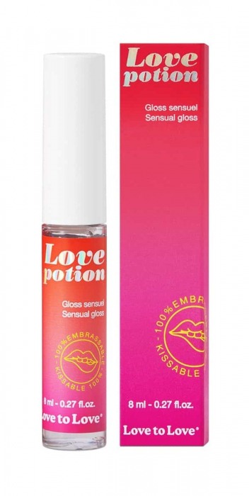 Возбуждающий блеск для губ Love Potion - 8 мл. - Love to Love - купить с доставкой в Майкопе