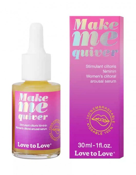 Возбуждающие капли для клитора Make Me Quiver - 30 мл. - Love to Love - купить с доставкой в Майкопе