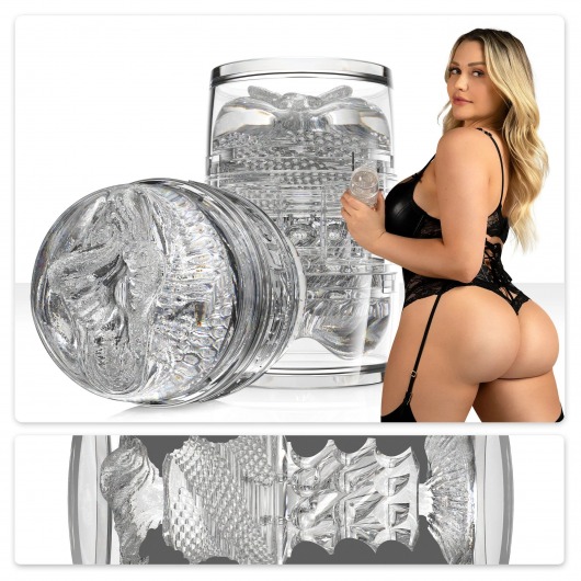 Прозрачный двусторонний мастурбатор Fleshlight Quickshot Mia Malkova - Fleshlight - в Майкопе купить с доставкой