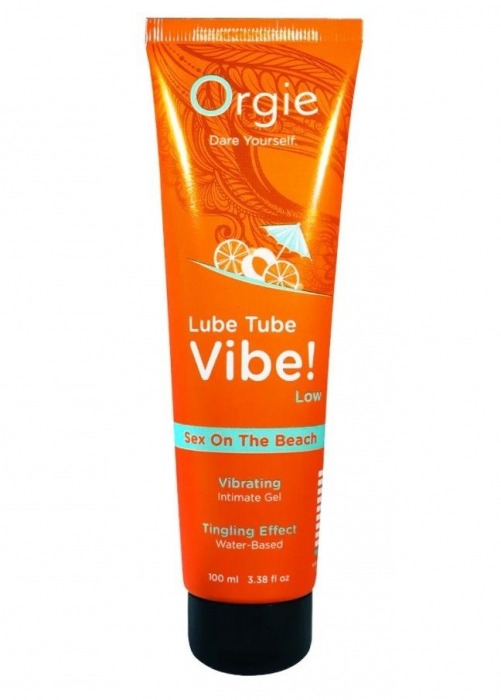 Гель с эффектом вибрации Lube Tube Vibe Low Sex On The Beach - 100 мл. - ORGIE - купить с доставкой в Майкопе