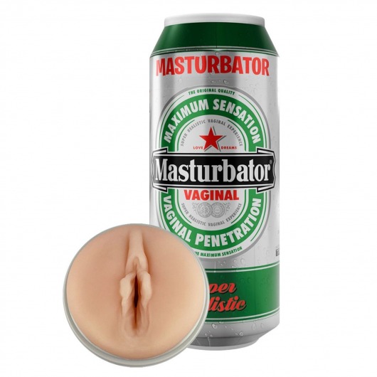 Мастурбатор-вагина Heineken Vagina II - Adrien Lastic - в Майкопе купить с доставкой