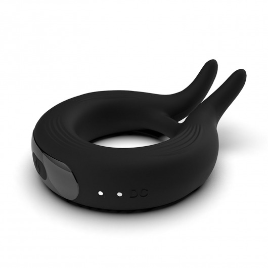 Черное эрекционное кольцо Marry Me Rechargeable Vibrating Cockring - Adrien Lastic - в Майкопе купить с доставкой