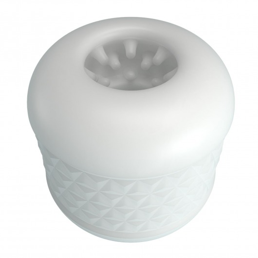 Белый сквозной мастурбатор Crystle - Baile - в Майкопе купить с доставкой