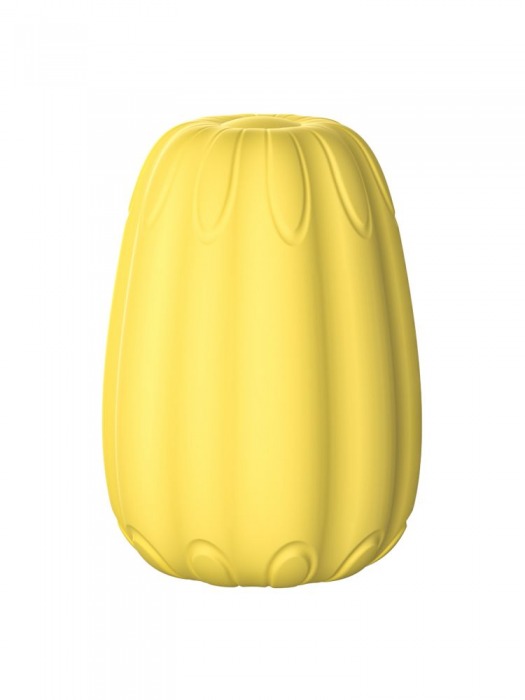 Желтый мастурбатор-яйцо Bisedze - LoveStore - в Майкопе купить с доставкой