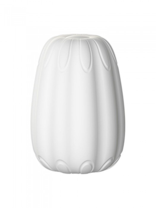 Белый мастурбатор-яйцо Bisedze - LoveStore - в Майкопе купить с доставкой