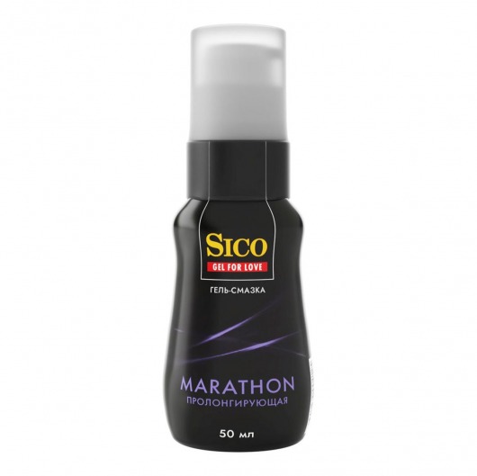 Пролонгирующая гель-смазка Sico Marathon - 50 мл. - Sico - купить с доставкой в Майкопе