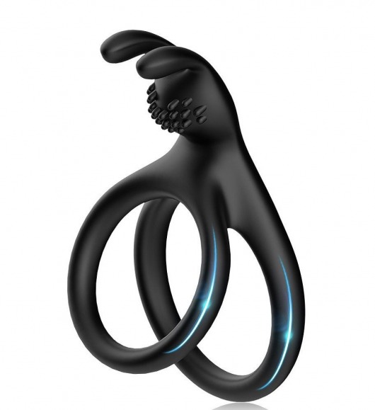 Черное эрекционное кольцо с подхватом мошонки - Boys of Toys - в Майкопе купить с доставкой