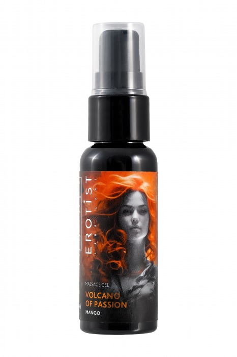 Гель с эффектом вибрации Volcano Of Passion со вкусом манго - 25 мл. - Erotist Lubricants - купить с доставкой в Майкопе