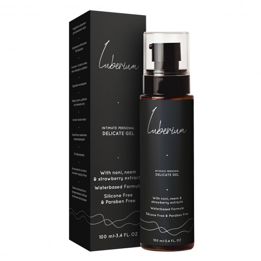 Интимный гель с экстрактами нони, нима и клубники Luberium Delicate Waterbased - 100 мл. - Luberium - купить с доставкой в Майкопе