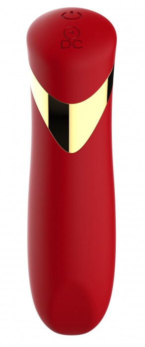 Красный силиконовый мини-вибратор - 13,7 см. - Secwell