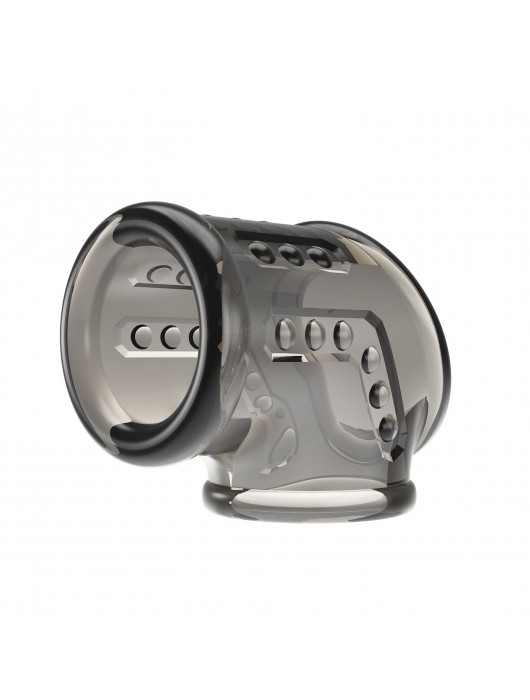 Дымчатая насадка на пенис и мошонку - Baile - в Майкопе купить с доставкой