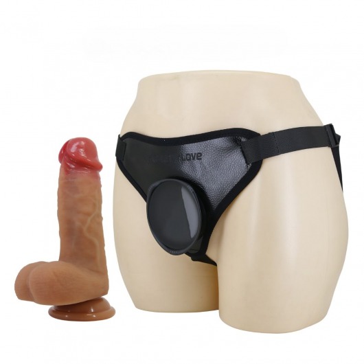 Страпон с универсальным поясом Fogg - 17,5 см. - Baile - купить с доставкой в Майкопе