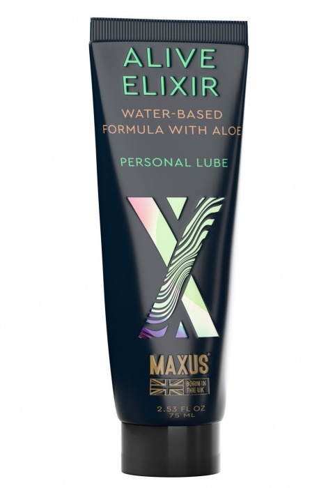Интимный гель на водной основе MAXUS Alive Elixir - 75 мл. - Maxus - купить с доставкой в Майкопе