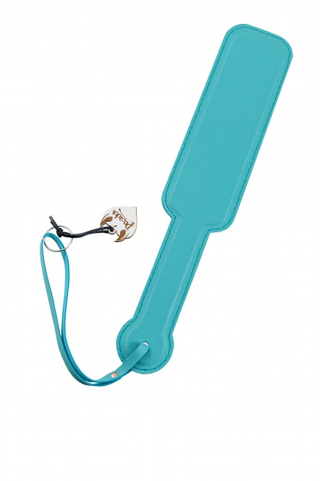 Голубой кожаный пэддл - 37 см. - Pecado - купить с доставкой в Майкопе