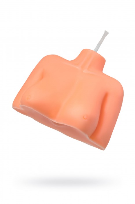 Оранжевая сувенирная свеча «Женский силуэт» - Pecado - купить с доставкой в Майкопе