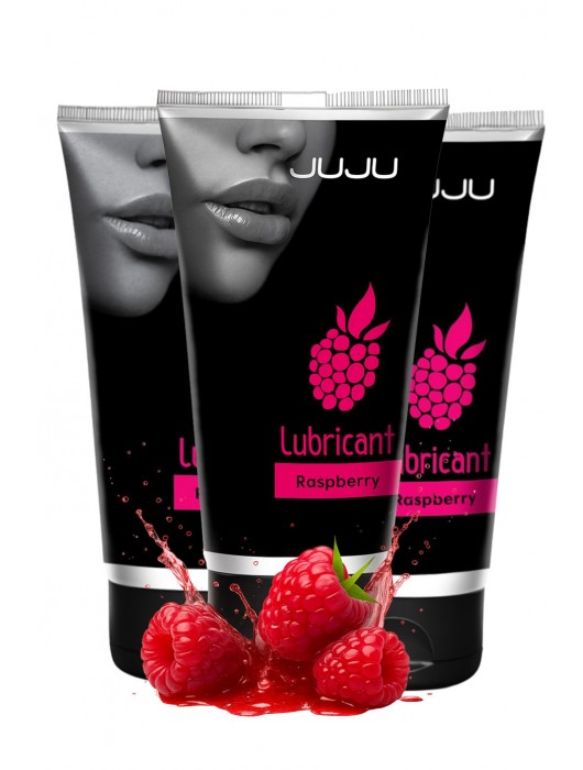 Набор из 3 съедобных лубрикантов JUJU со вкусом малины - JuJu - купить с доставкой в Майкопе