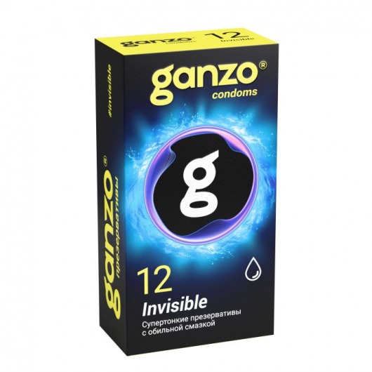 Супертонкие презервативы Ganzo Invisible - 12 шт. - Ganzo - купить с доставкой в Майкопе