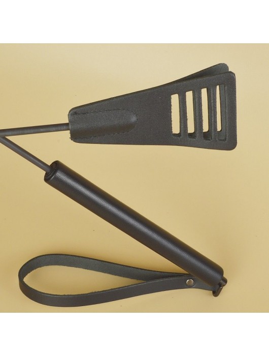 Черный кожаный стек «Сириус» - 60 см. - Sitabella - купить с доставкой в Майкопе