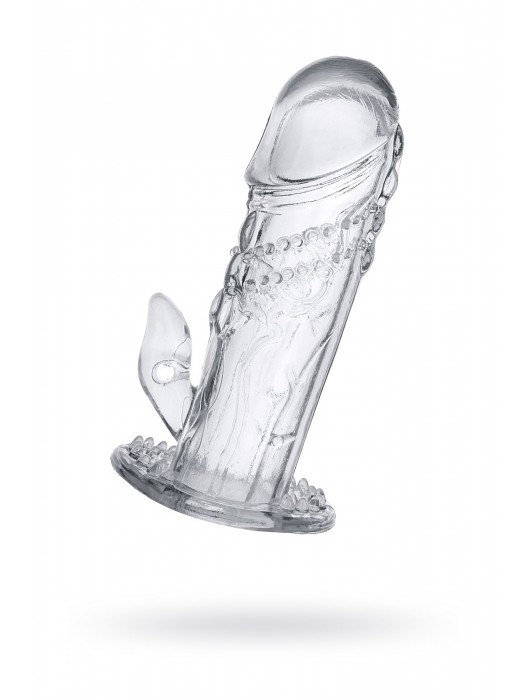 Прозрачная насадка на пенис Uco - 13 см. - A-toys - в Майкопе купить с доставкой