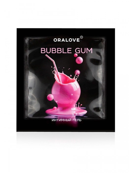 Саше съедобной оральной смазки OraLove с ароматом бабл-гам - 3 гр. - Биоритм - купить с доставкой в Майкопе