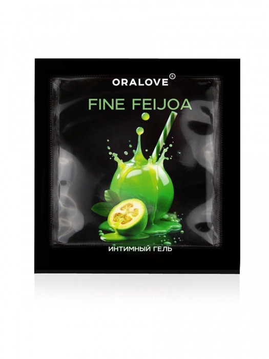 Саше съедобной оральной смазки OraLove с ароматом фейхоа - 3 гр. - Биоритм - купить с доставкой в Майкопе