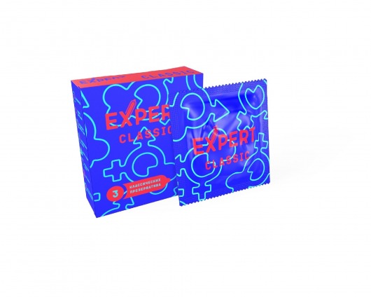 Классические презервативы Expert Classic - 3 шт. - Expert - купить с доставкой в Майкопе