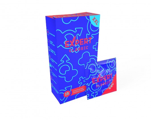 Презервативы увеличенного размера Expert Classic XXL - 15 шт. - Expert - купить с доставкой в Майкопе