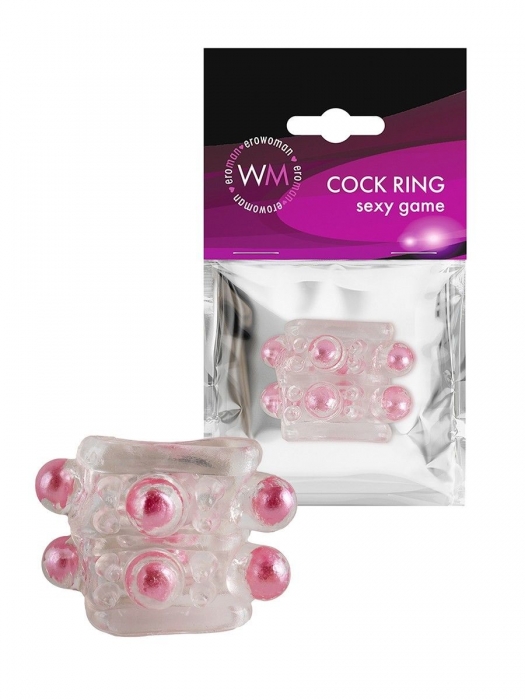 Прозрачная насадка на пенис с цветными шариками - Erowoman-Eroman - в Майкопе купить с доставкой