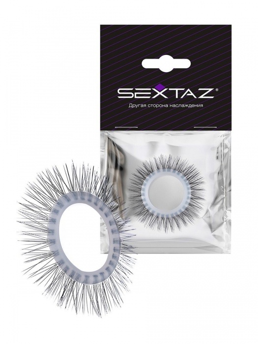 Круглое эрекционное кольцо с «ресничками» - Sextaz - в Майкопе купить с доставкой
