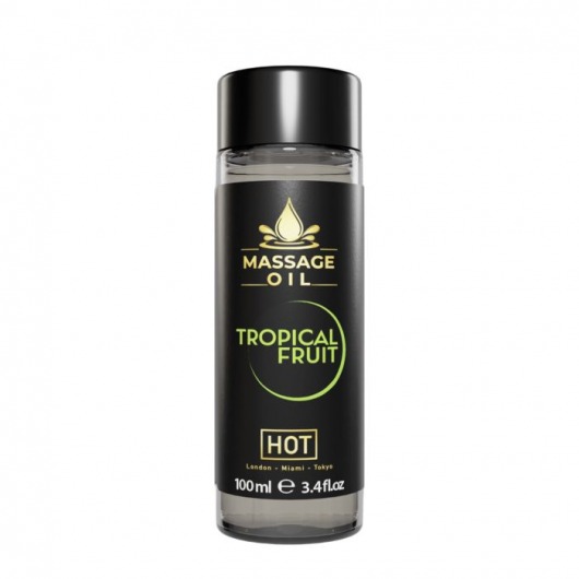 Массажное масло c ароматом тропических фруктов Massage Oil - 100 мл. - HOT - купить с доставкой в Майкопе