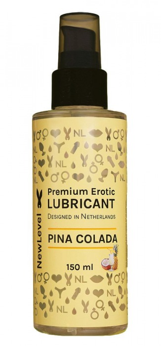 Ароматизированный лубрикант на водной основе NewLevel Pina Colada - 150 мл. - NewLevel - купить с доставкой в Майкопе