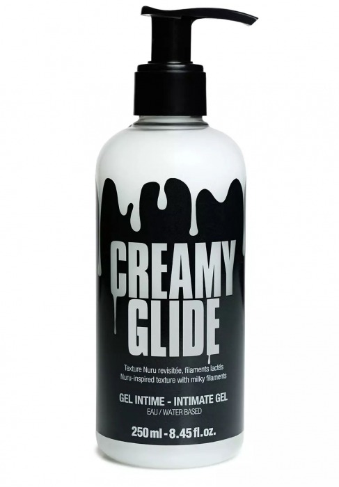 Лубрикант на водной основе Creamy Glide с консистенцией спермы - 250 мл. - Strap-on-me - купить с доставкой в Майкопе