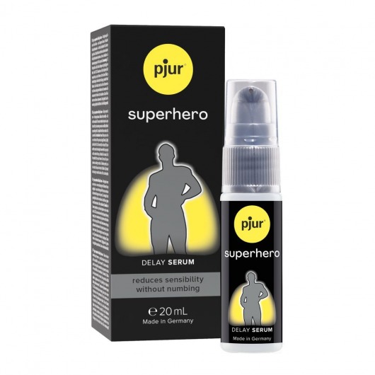 Пролонгатор-сыворотка pjur Superhero Delay Serum - 20 мл. - Pjur - купить с доставкой в Майкопе