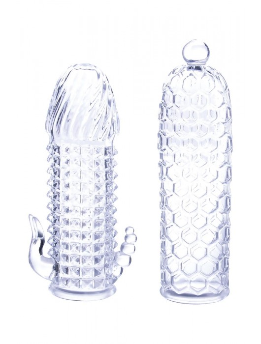 Набор из 2 прозрачных насадок на член Seductive Tickler Sleeves Set - NMC - в Майкопе купить с доставкой