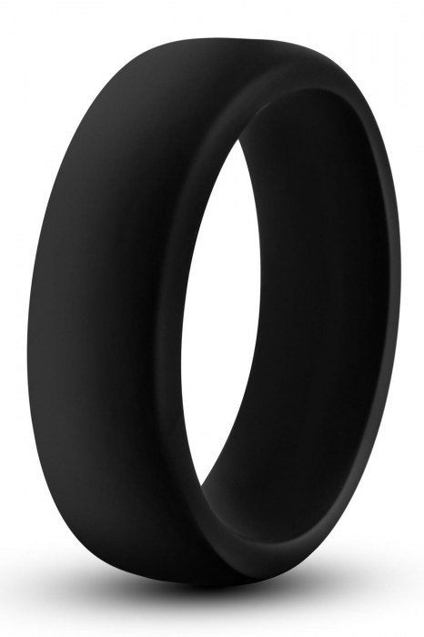 Черное эрекционное кольцо Silicone Go Pro Cock Ring - Blush Novelties - в Майкопе купить с доставкой