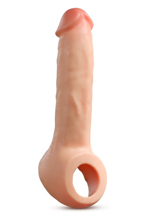 Телесная насадка-удлинитель Thrive 8.75 Inch Realistic Penis Extender Sleeve - 22,2 см. - Blush Novelties - в Майкопе купить с доставкой