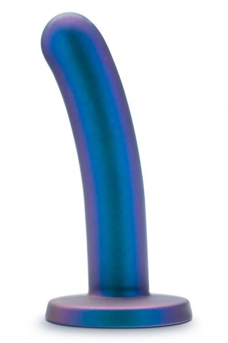 Синяя насадка с гладкой поверхностью Surrender 5.75 Inch Intermediate Pegging Dildo - 14,6 см. - Blush Novelties - купить с доставкой в Майкопе