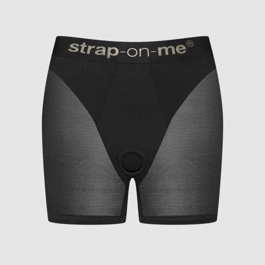 Трусики-шорты для фиксации насадок Strap-on-me Harness Lingerie Halo - size XL - Strap-on-me - купить с доставкой в Майкопе