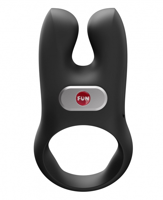 Черное эрекционное виброкольцо Nos - Fun Factory - в Майкопе купить с доставкой