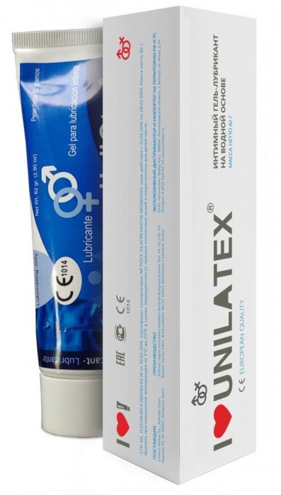 Лубрикант на водной основе Unilatex Gel - 80 мл. - Unilatex - купить с доставкой в Майкопе