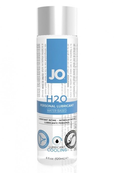 Охлаждающий лубрикант на водной основе JO Personal Lubricant H2O COOLING - 120 мл. - System JO - купить с доставкой в Майкопе