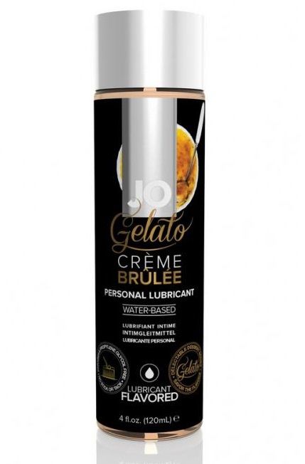 Лубрикант с ароматом крем-брюле JO GELATO CREME BRULEE - 120 мл. - System JO - купить с доставкой в Майкопе