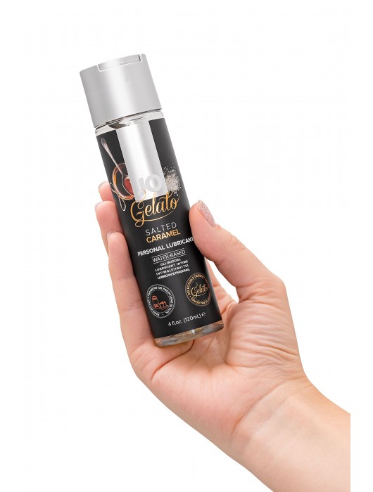 Лубрикант с ароматом солёной карамели JO GELATO SALTED CARAMEL - 120 мл. - System JO - купить с доставкой в Майкопе