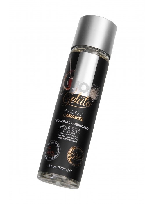 Лубрикант с ароматом солёной карамели JO GELATO SALTED CARAMEL - 120 мл. - System JO - купить с доставкой в Майкопе
