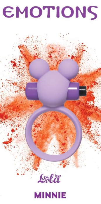 Сиреневое эрекционное виброколечко Emotions Minnie - Lola Games - в Майкопе купить с доставкой