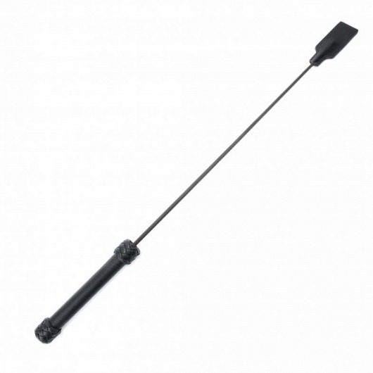 Чёрный профессиональный стек - 73 см. - БДСМ Арсенал - купить с доставкой в Майкопе